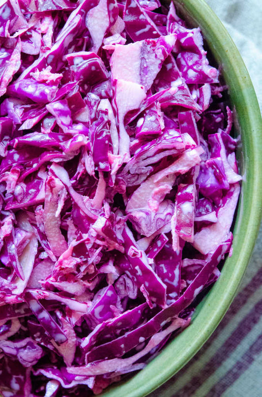 Israeli Red Cabbage Salad