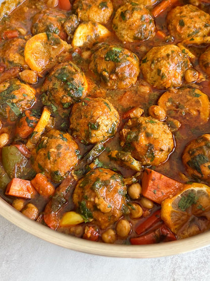 Moroccan Fish Kofta Tagine