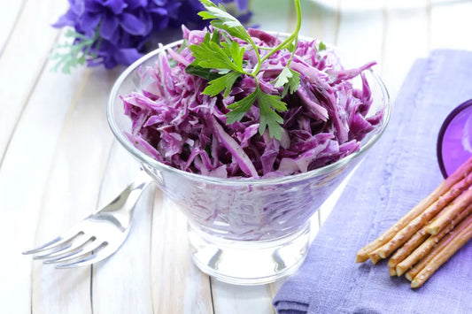Israeli Red Cabbage Salad